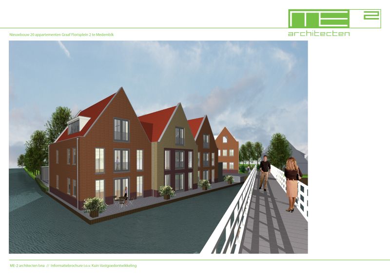 Nieuwbouw 20 appartementen Graaf Florisplein Medemblik